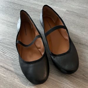 Lucky Brand Black Ballet Flats
